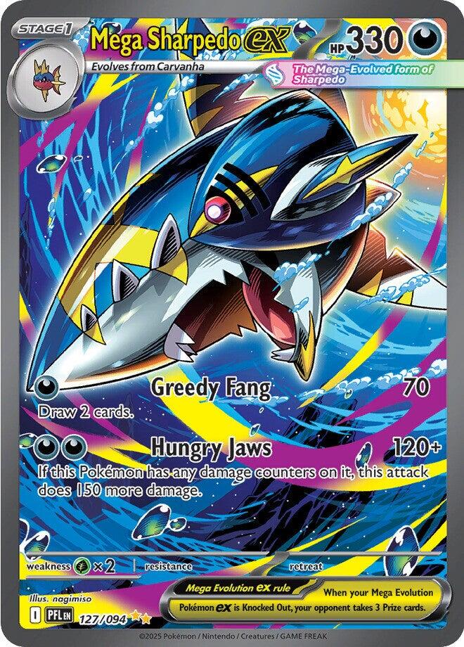 Mega Sharpedo ex - Phantasmal Flames