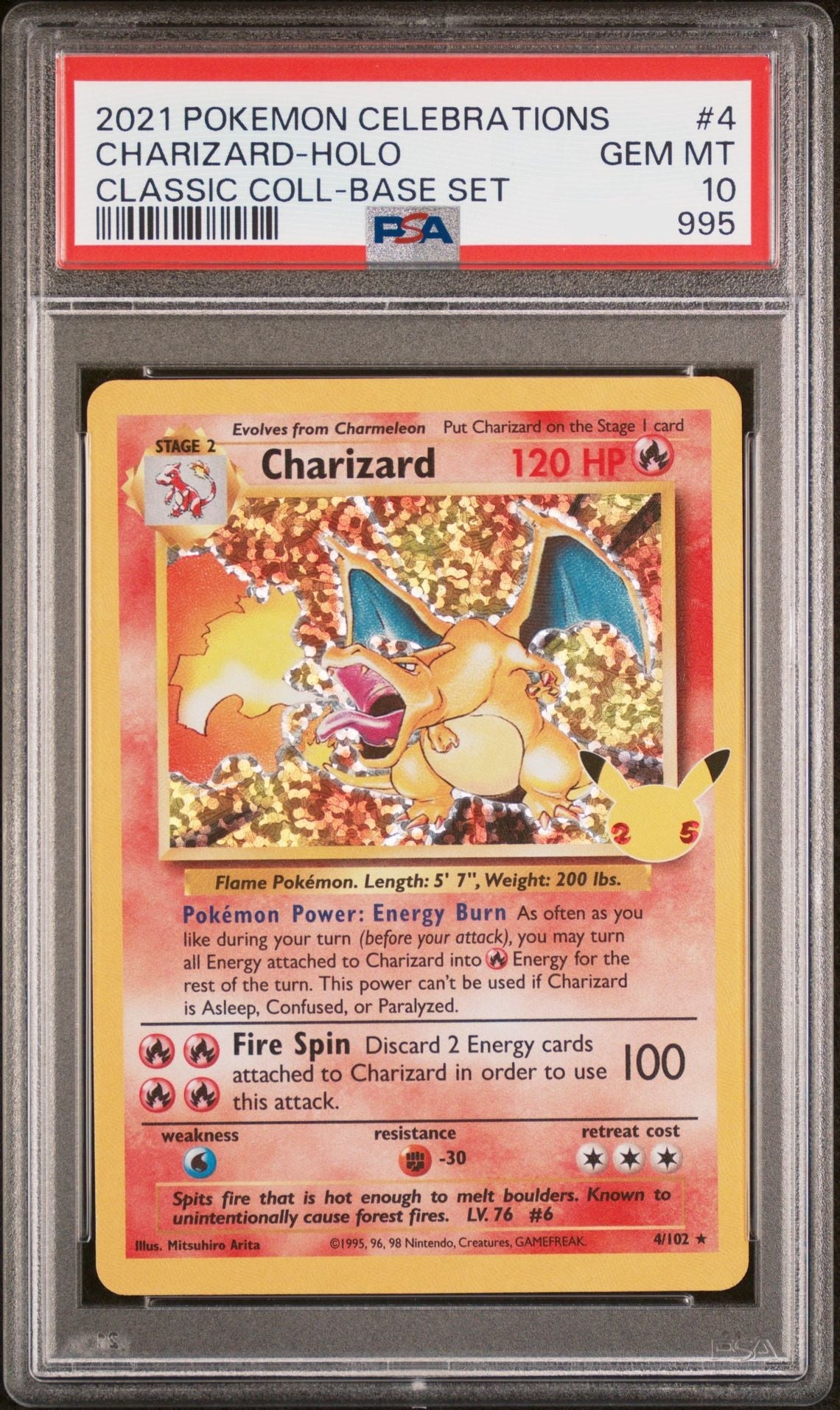 2021 Charizard Holo - Pokemon Celebrations