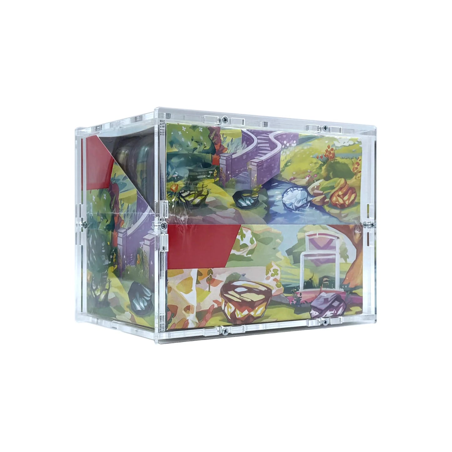Pokemon TCG - Mega Evolutions Sealed Mini Tins + Acrylic Display