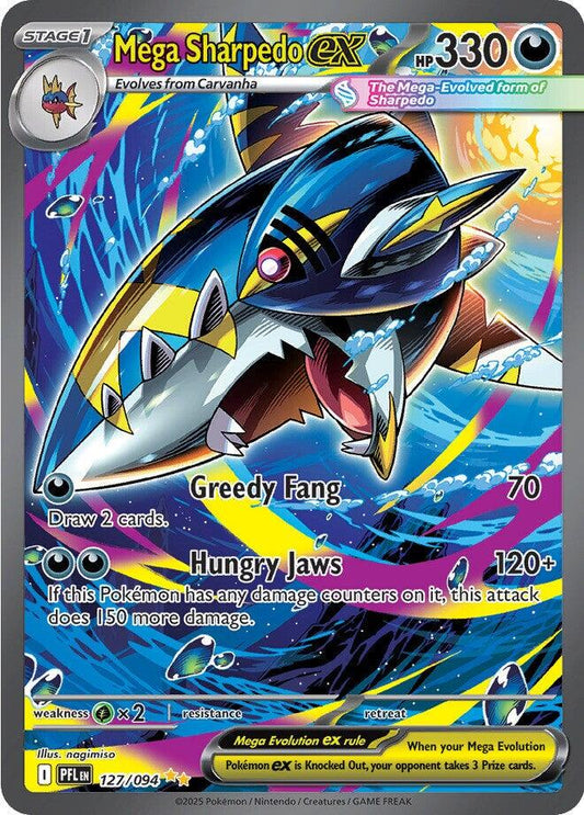 Mega Sharpedo ex - Phantasmal Flames