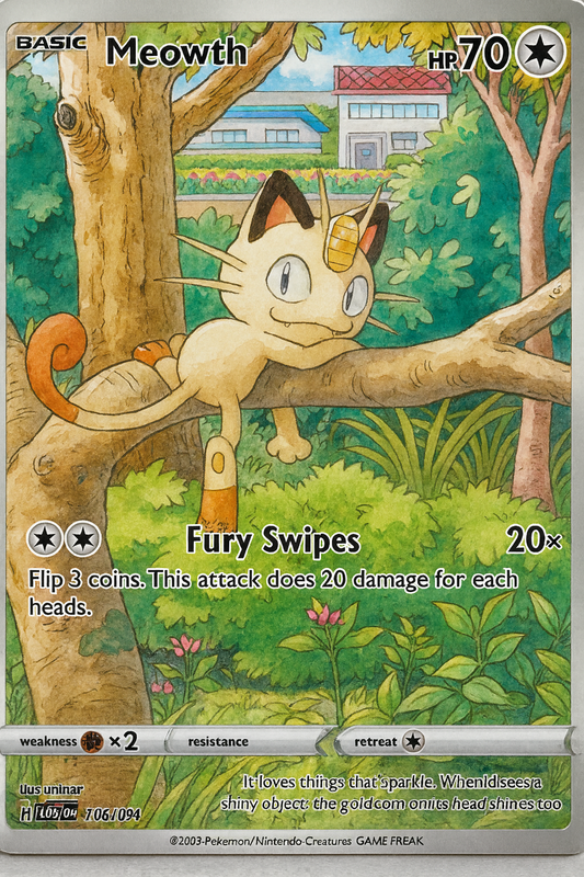 Meowth - Phantasmal Flames