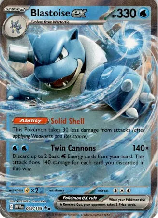 Blastoise ex - Scarlet & Violet 151